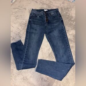 BP High Rise Blue Jeans with Classic Indigo Wash